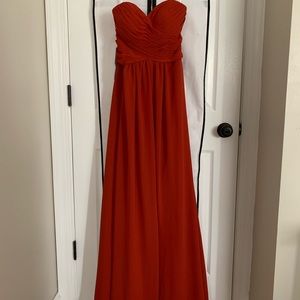 Azazie Yazmin Rust - Size 4 - NWT